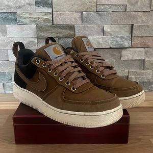 Nike Air Force 1 Low Carhartt WIP Ale Brown Size 9.5 RARE